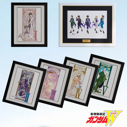 Gundam New Mobile Report Gundam Wing - DVD Collection Illustration Framed Art (6 Types) [Pre-Order Mar 2026]