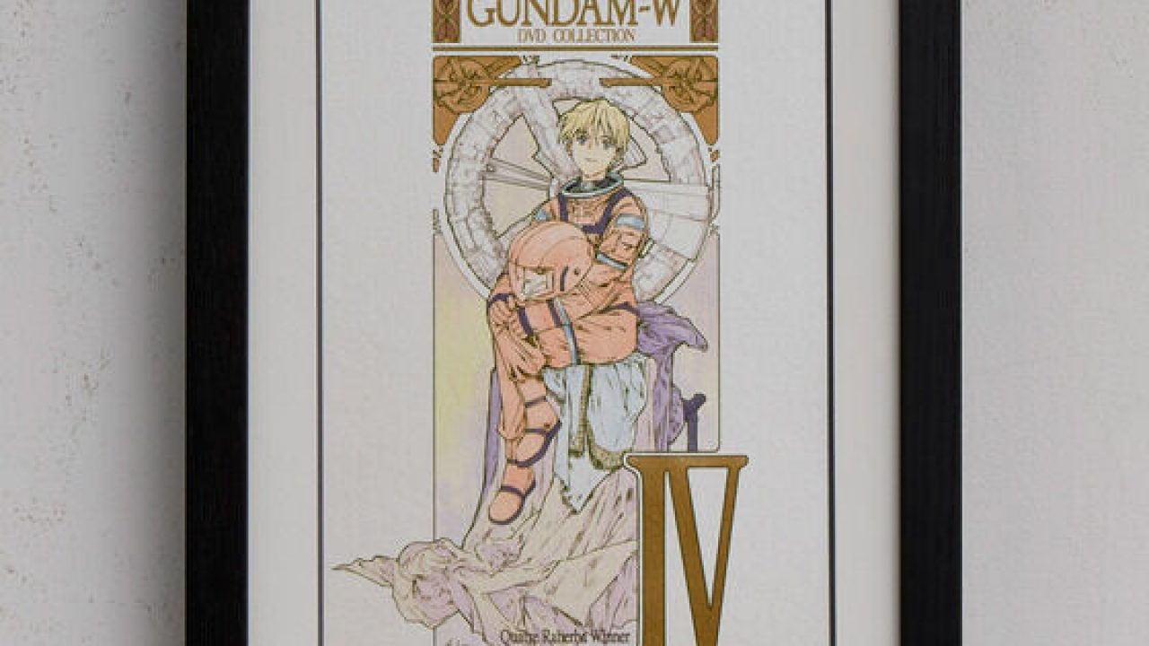 Gundam New Mobile Report Gundam Wing - DVD Collection Illustration Framed Art (6 Types) [Pre-Order Mar 2026]