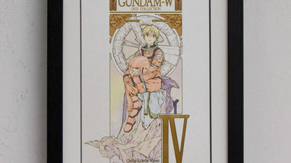 Gundam New Mobile Report Gundam Wing - DVD Collection Illustration Framed Art (6 Types) [Pre-Order Mar 2026]
