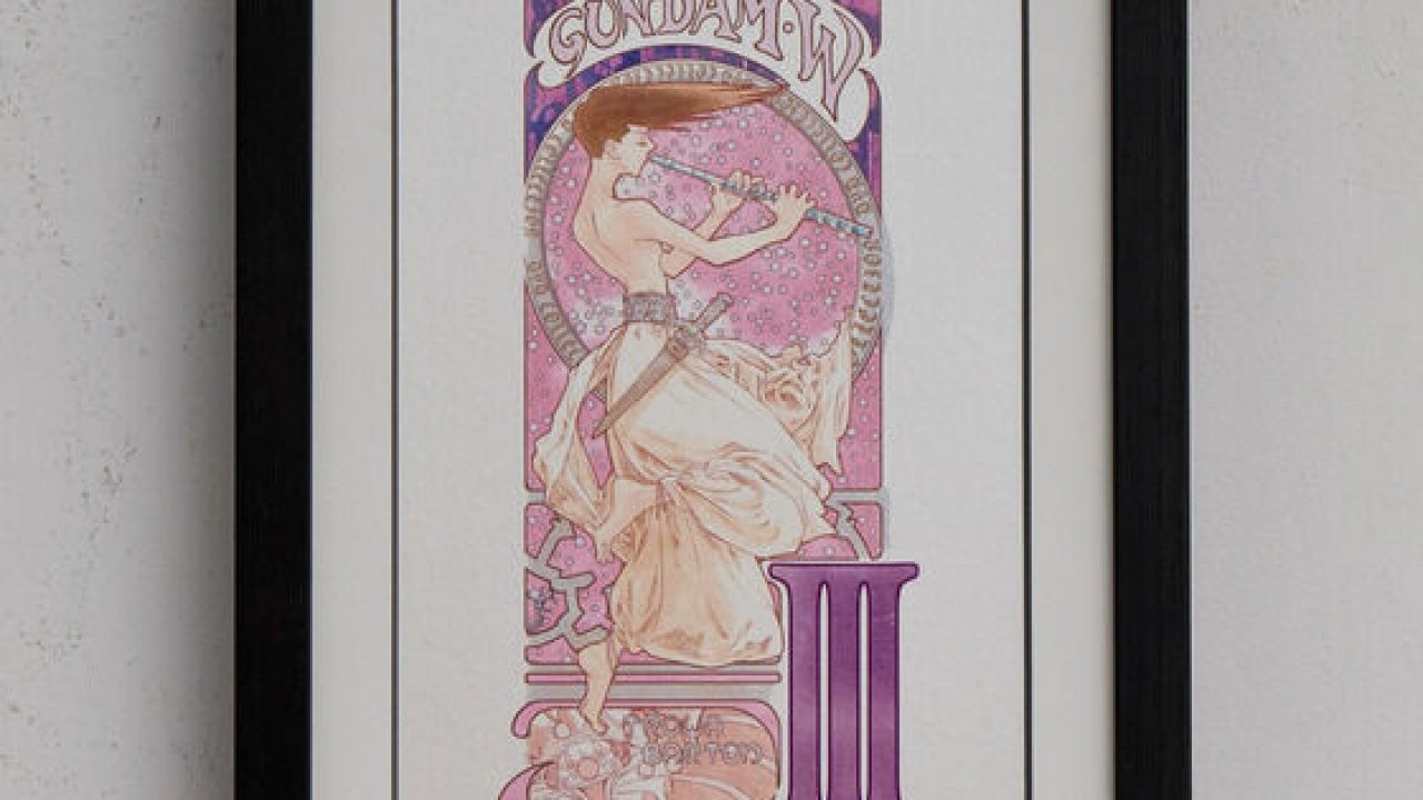 Gundam New Mobile Report Gundam Wing - DVD Collection Illustration Framed Art (6 Types) [Pre-Order Mar 2026]