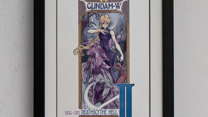 Gundam New Mobile Report Gundam Wing - DVD Collection Illustration Framed Art (6 Types) [Pre-Order Mar 2026]