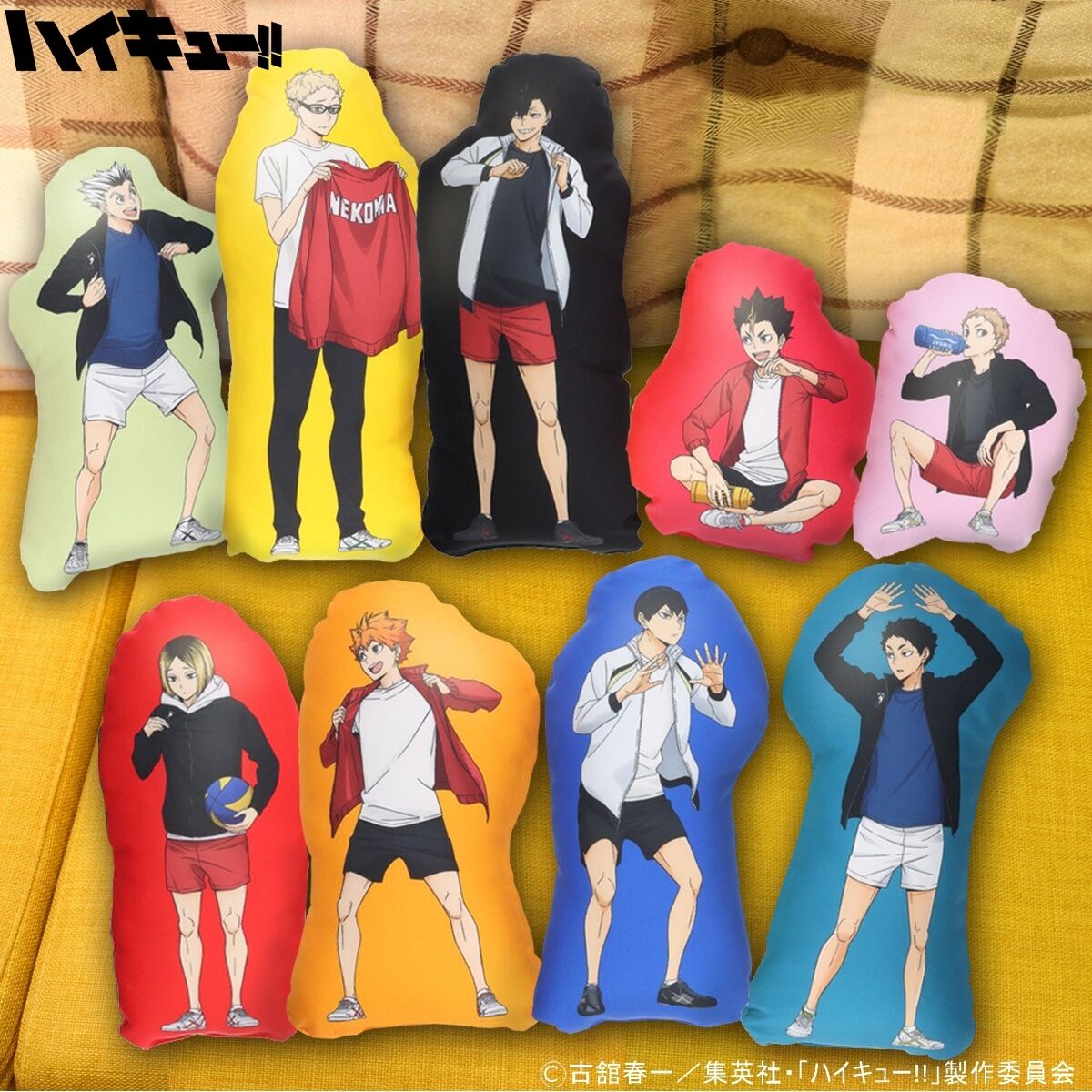 Haikyu!! Toho Animation - Haikyu!! Die-cut Mini Cushion Original Illustration (13 Types) [Pre-Order Nov 2025]