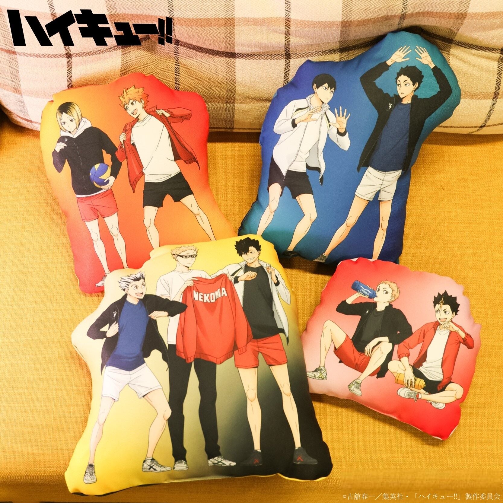 Haikyu!! Toho Animation - Haikyu!! Die-cut Mini Cushion Original Illustration (13 Types) [Pre-Order Nov 2025]