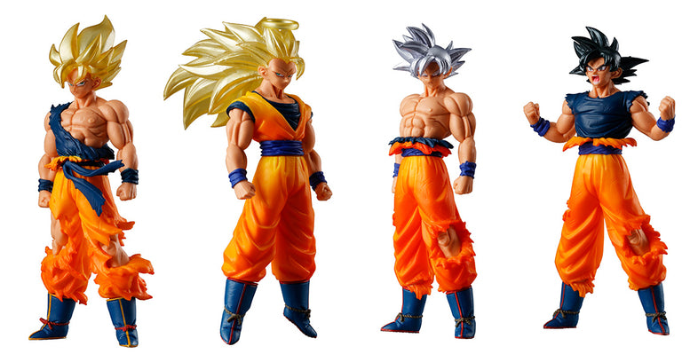 HG Dragon Ball 01 GOKU EDITION - COMPLETE SET 4 pcs