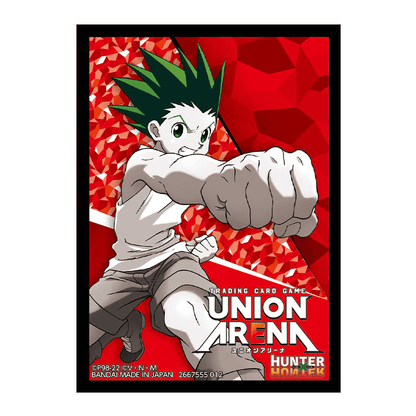 HUNTER X HUNTER - UNION ARENA OFFICIAL CARD SLEEVES SET OF 60 PCS