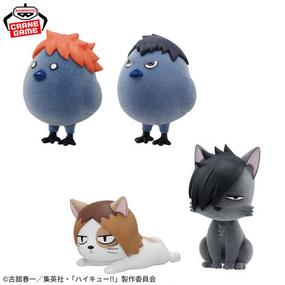 Haikyu!! Fluffy Puffy - Karasuno & Nekoma High Schools Complete Set of 4