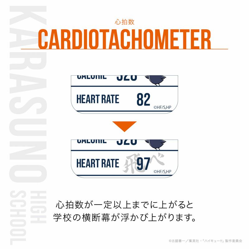 Haikyu!! x Garrack Watch - Karasuno High School Model HUC-HK-BD10-K