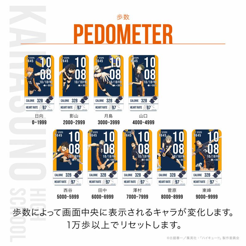 Haikyu!! x Garrack Watch - Karasuno High School Model HUC-HK-BD10-K