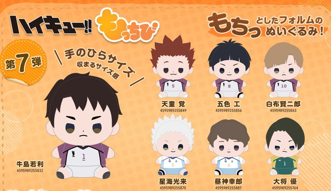 Haikyu!! Mochibi Plush - Plush (18 Types) [Pre-Order Aug 2026]