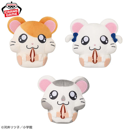 Hamtaro Fluffy Plushes –  Hamtaro, Bijou and Oxnard Complete Set of 3 [Pre-order Dec 2025]