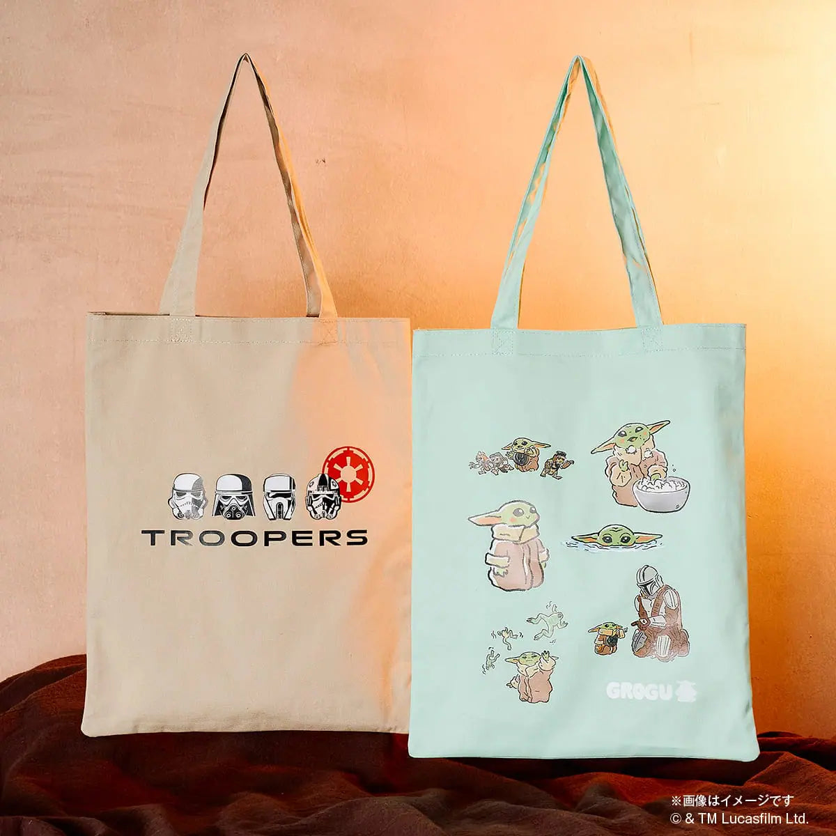 Happy Kuji Star Wars The Mandalorian and Grogu - D Prize Tote Bag (2 Types)