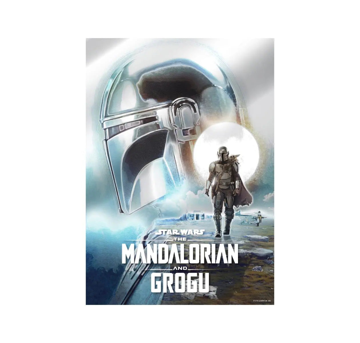 Happy Kuji Star Wars The Mandalorian and Grogu - H Prize Poster Complete Set of 10 Types