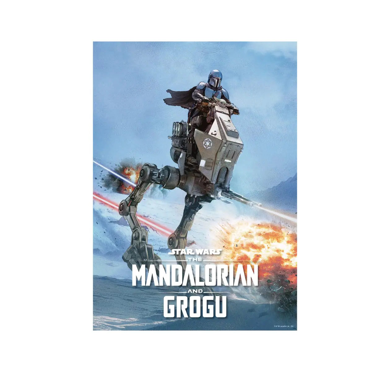 Happy Kuji Star Wars The Mandalorian and Grogu - H Prize Poster Complete Set of 10 Types