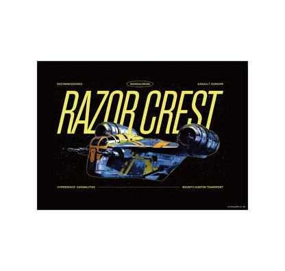 Happy Kuji Star Wars The Mandalorian and Grogu - H Prize Poster Complete Set of 10 Types