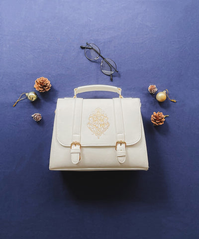 Harry Potter - Hogwarts Logo Mini Satchel White