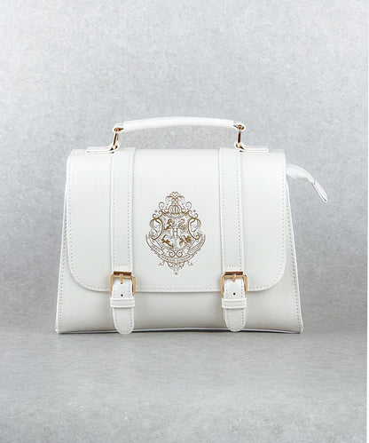 Harry Potter - Hogwarts Logo Mini Satchel White