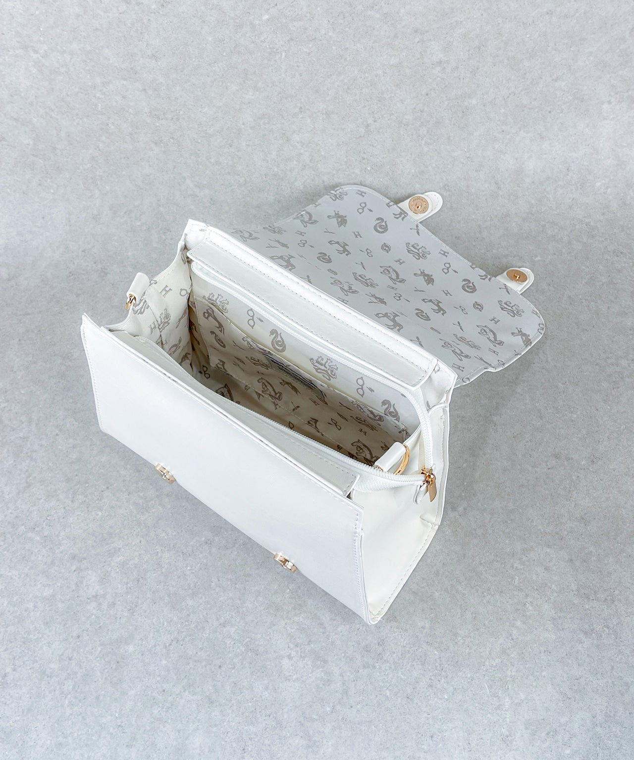 Harry Potter - Hogwarts Logo Mini Satchel White