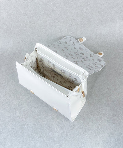 Harry Potter - Hogwarts Logo Mini Satchel White