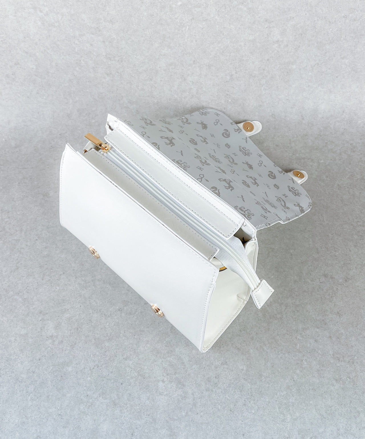 Harry Potter - Hogwarts Logo Mini Satchel White