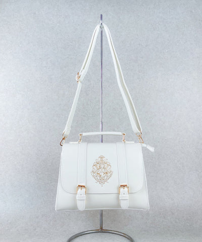 Harry Potter - Hogwarts Logo Mini Satchel White