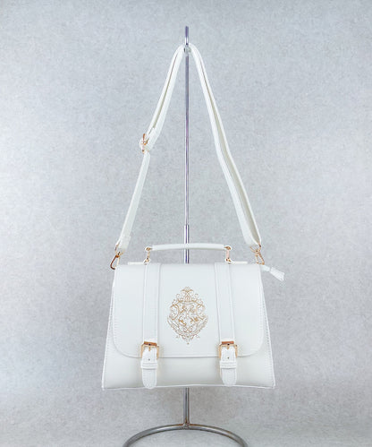 Harry Potter - Hogwarts Logo Mini Satchel White