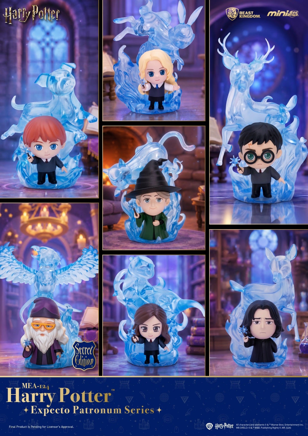 Harry Potter Expecto Patronum Series MEA-124 - Blind Box of 6 Figures [Pre-Order Jan 2027]