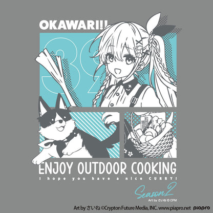 Hatsune Miku - Outdoor Cooking Okawari!! T-Shirt [Pre-Order Nov 2026]