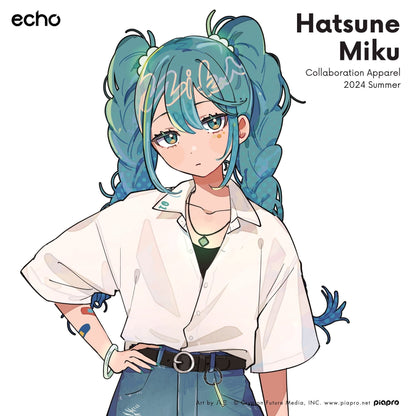 Hatsune Miku - Oversized Short Sleeved Shirt