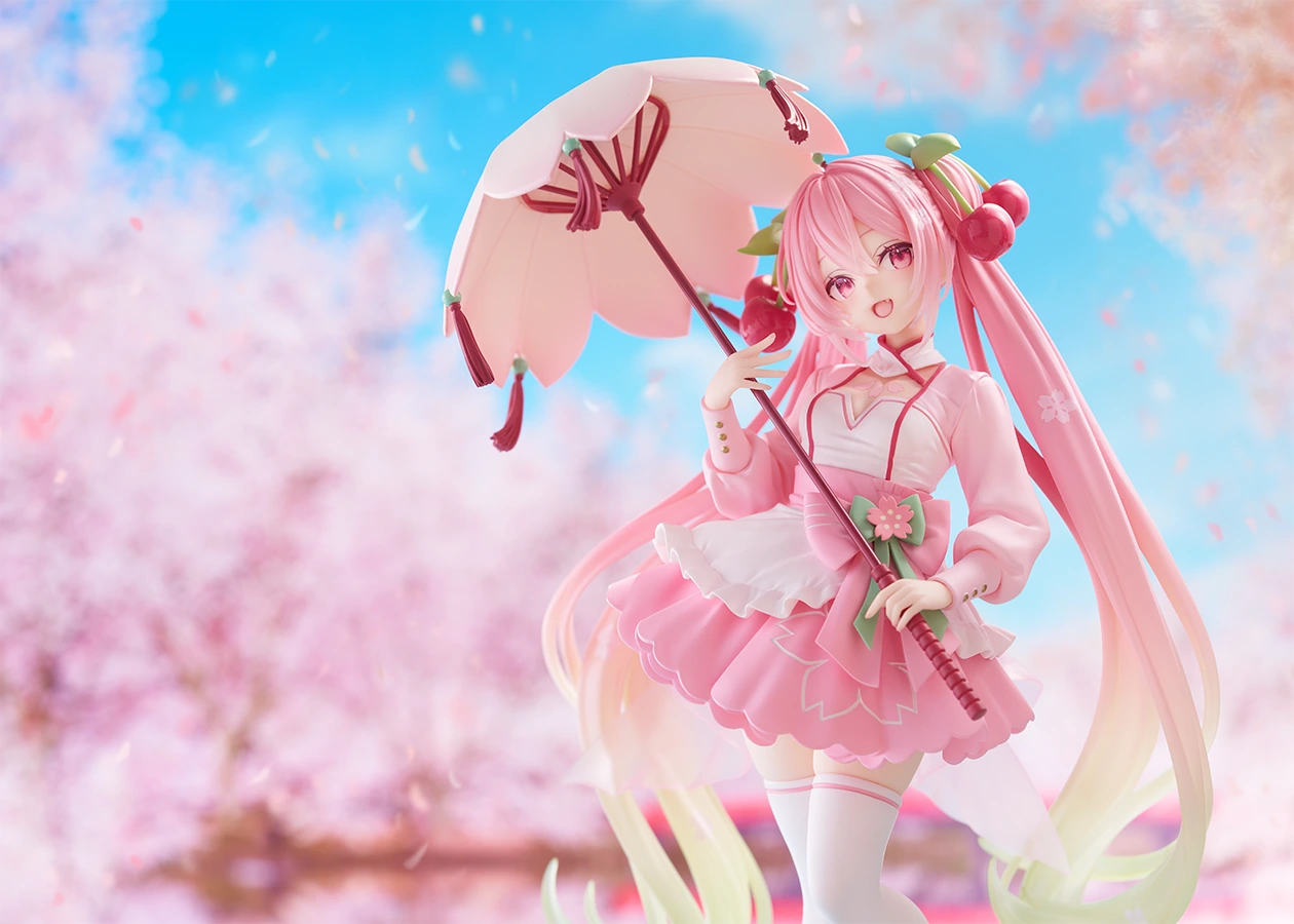 Hatsune Miku AMP+ Figure - Sakura Dress Ver. [Pre-Order Feb 2026]