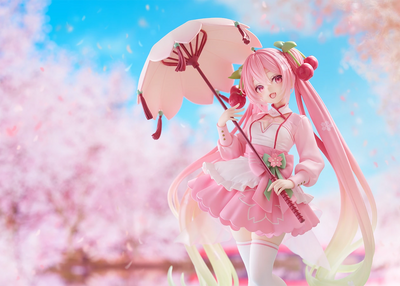 Hatsune Miku AMP+ Figure - Sakura Dress Ver.