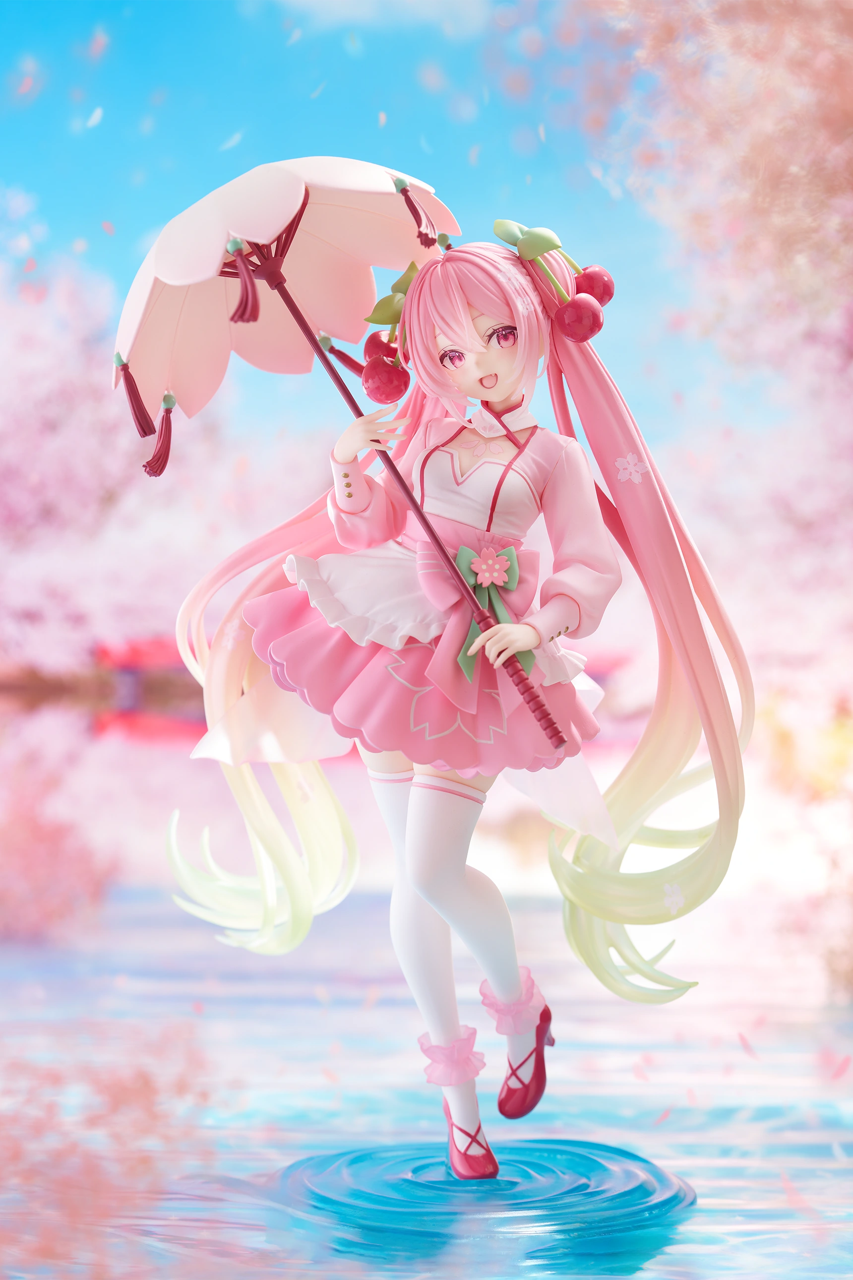 Hatsune Miku AMP+ Figure - Sakura Dress Ver. [Pre-Order Feb 2026]