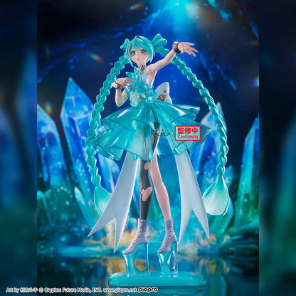 Hatsune Miku Banpresto Evolve Clearluxe - Hatsune Miku EmeraldGem Figure