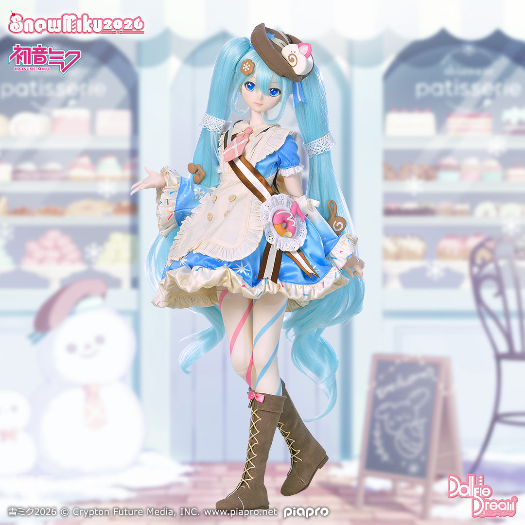 Hatsune Miku Dollfie Dream - Snow Miku 2026 Shiawase Patisserie [Pre-Order Autumn 2026]