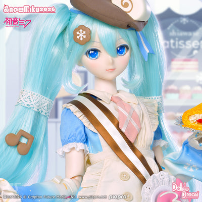 Hatsune Miku Dollfie Dream - Snow Miku 2026 Shiawase Patisserie [Pre-Order Autumn 2026]