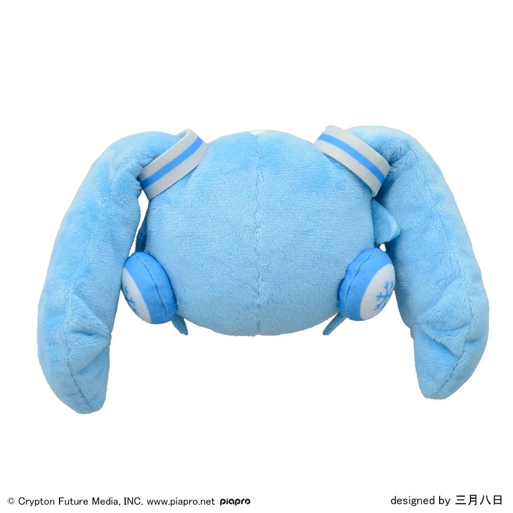 Hatsune Miku Fuwapuchi - Snow Miku Face Mascot