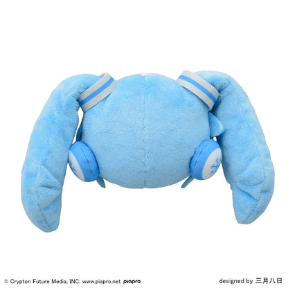 Hatsune Miku Fuwapuchi - Snow Miku Face Mascot