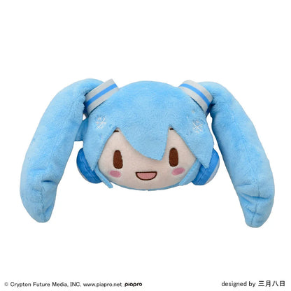 Hatsune Miku Fuwapuchi - Snow Miku Face Mascot