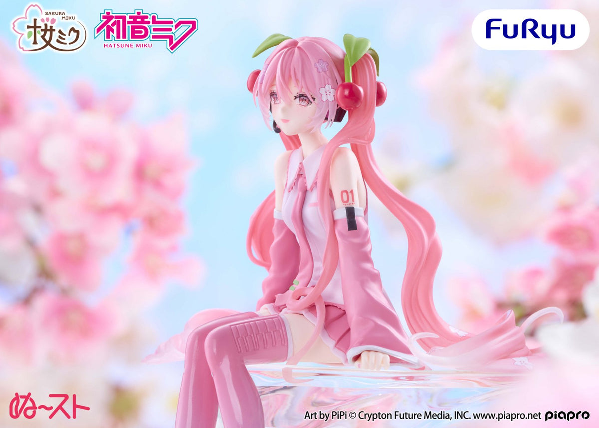 Hatsune Miku Noodle Stopper Figure - Sakura Miku 2026  Smiling Ver. [Pre-order Mar 2027]