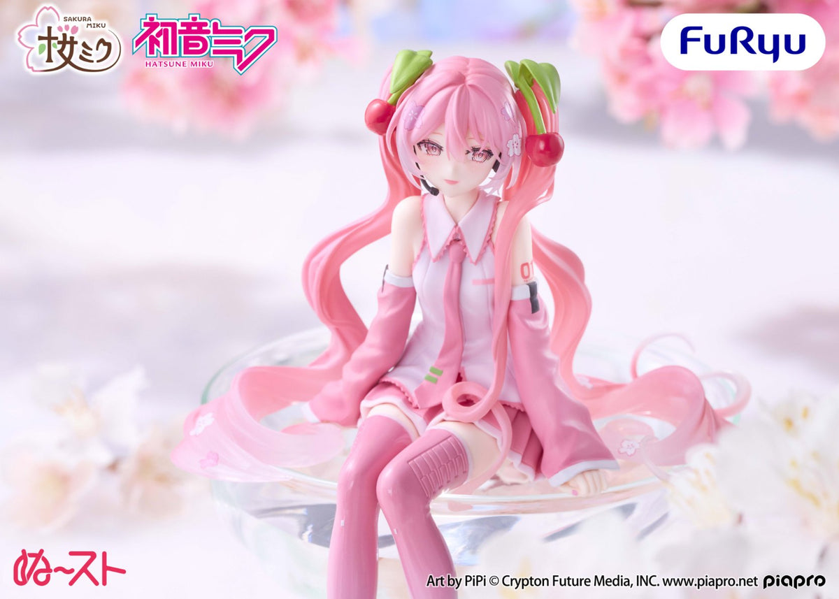 Hatsune Miku Noodle Stopper Figure - Sakura Miku 2026  Smiling Ver. [Pre-order Mar 2027]