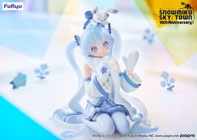 Hatsune Miku Noodle Stopper Figure - Snow Miku Sky Town 10th Anniversary