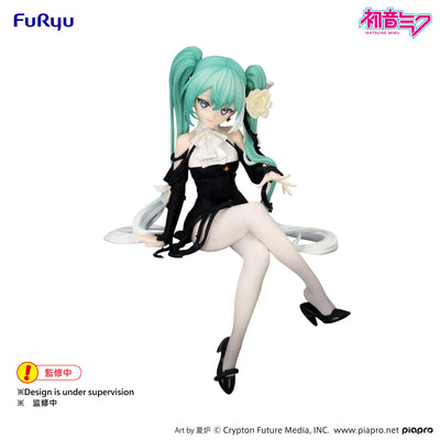 Hatsune Miku Noodle Stopper Figure - White Rose Ver.