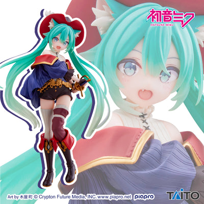 Hatsune Miku Wonderland - Hatsune Miku Cat in Boots Figure