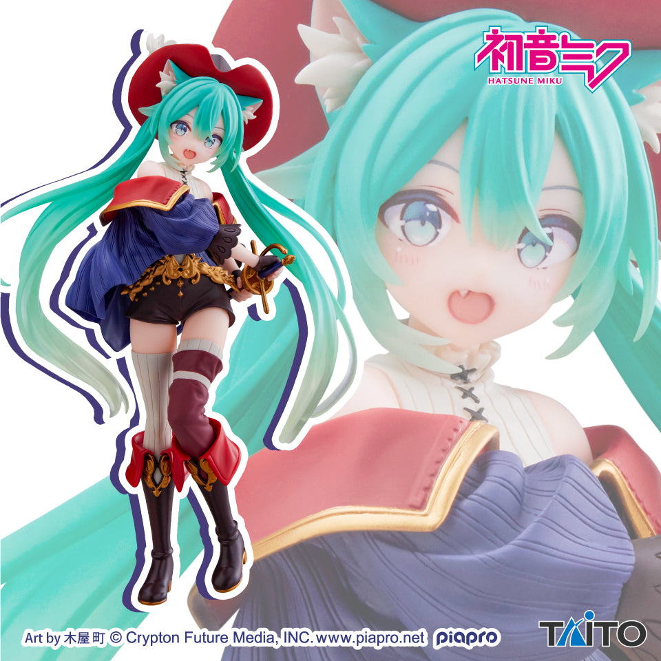Hatsune Miku Wonderland - Hatsune Miku Cat in Boots Figure [Pre-Order Jan 2026]