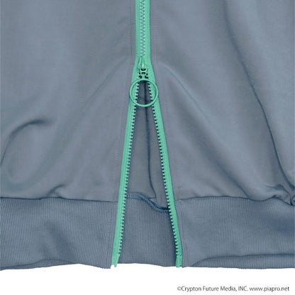 Hatsune Miku  x Listen Flavor - Jersey Hoodie Black