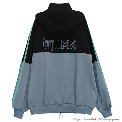 Hatsune Miku  x Listen Flavor - Jersey Hoodie Black