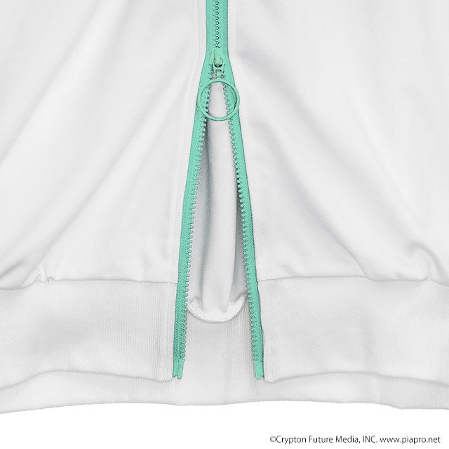 Hatsune Miku  x Listen Flavor - Jersey Hoodie Emerald