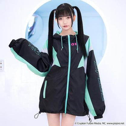 Hatsune Miku  x Listen Flavor - Mountain Parka Black