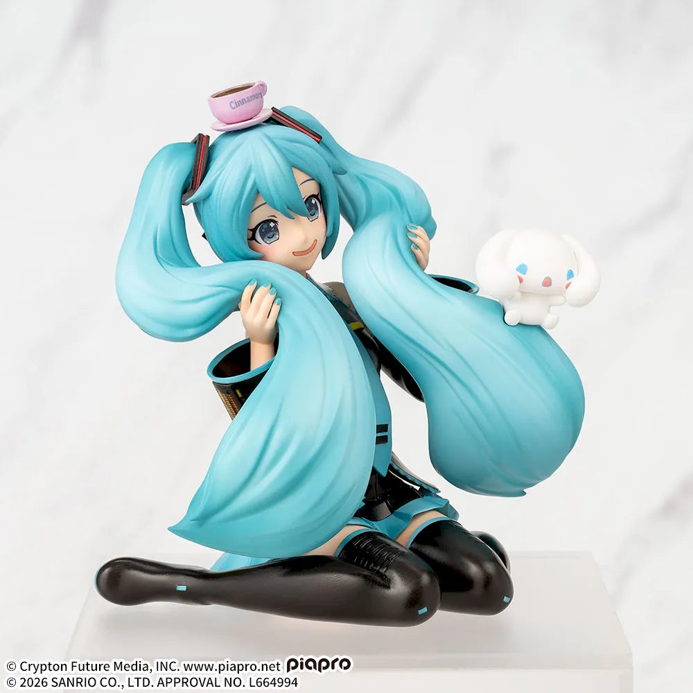 Hatsune Miku x Cinnamoroll Choconose Premium Figure - Hatsune Miku x Cinnamoroll  Fluffy Ver. [Pre-order Jun 2026]