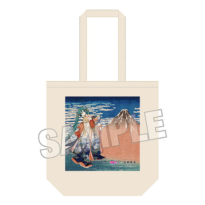 Hatsune Miku x Katsushika Hokusai - Hatsune Miku The Great Wave Off Kanagawa iXima Tote Bag (2 Types) [Pre-Order Oct 2026]
