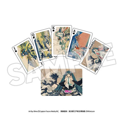 Hatsune Miku x Katsushika Hokusai - Playing Cards [Pre-Order Apr 2026]